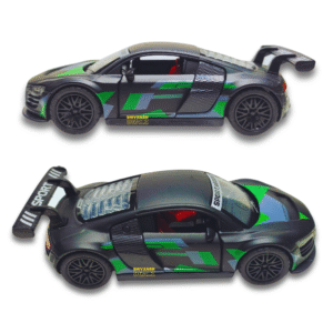 Shivansh Dealz Audi R8 Sports Model – Metal Pullback Toy Car with Openable Doors & Back, Exclusive Diecast Alloy Body – Multicolor