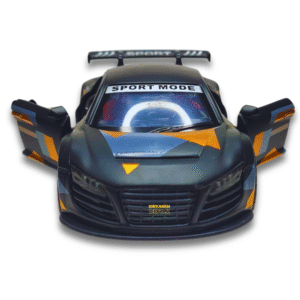 Shivansh Dealz Audi R8 Sports Model – Metal Pullback Toy Car with Openable Doors & Back, Exclusive Diecast Alloy Body – Multicolor