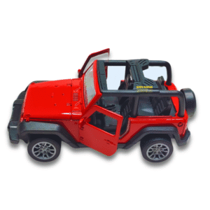 Shivansh Dealz – Mahindra Thar Diecast Metal Toy Car, 1:36 Scale, Pull Back Action, Openable Doors (Red)