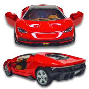 Shivansh Dealz Lamborghini Diecast Toy Car – 1:36 Scale, Alloy Metal Body, Pull-Back Action, Openable Doors – Sports Car Model (Red)
