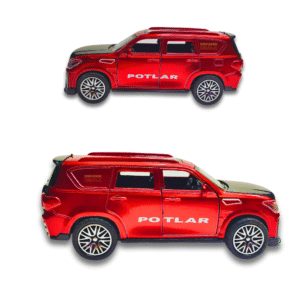Shivansh Dealz Shivansh_Dealz Potlar Metal Toy Car- 1:36 Scale, Pull Back, SUV for Kids (Red)