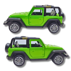 Shivansh Dealz – Mahindra Thar Diecast Metal Toy Car, 1:36 Scale, Pull Back Action, Openable Doors (Green)